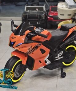 12V Kids Hayabusa Style Ride On Bike with Training Wheels, LED Lights & Music