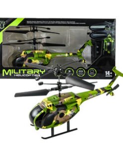 Remote-controlled RC military helicopter for kids