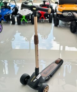 3 wheeler adjustable height scooty with light and music