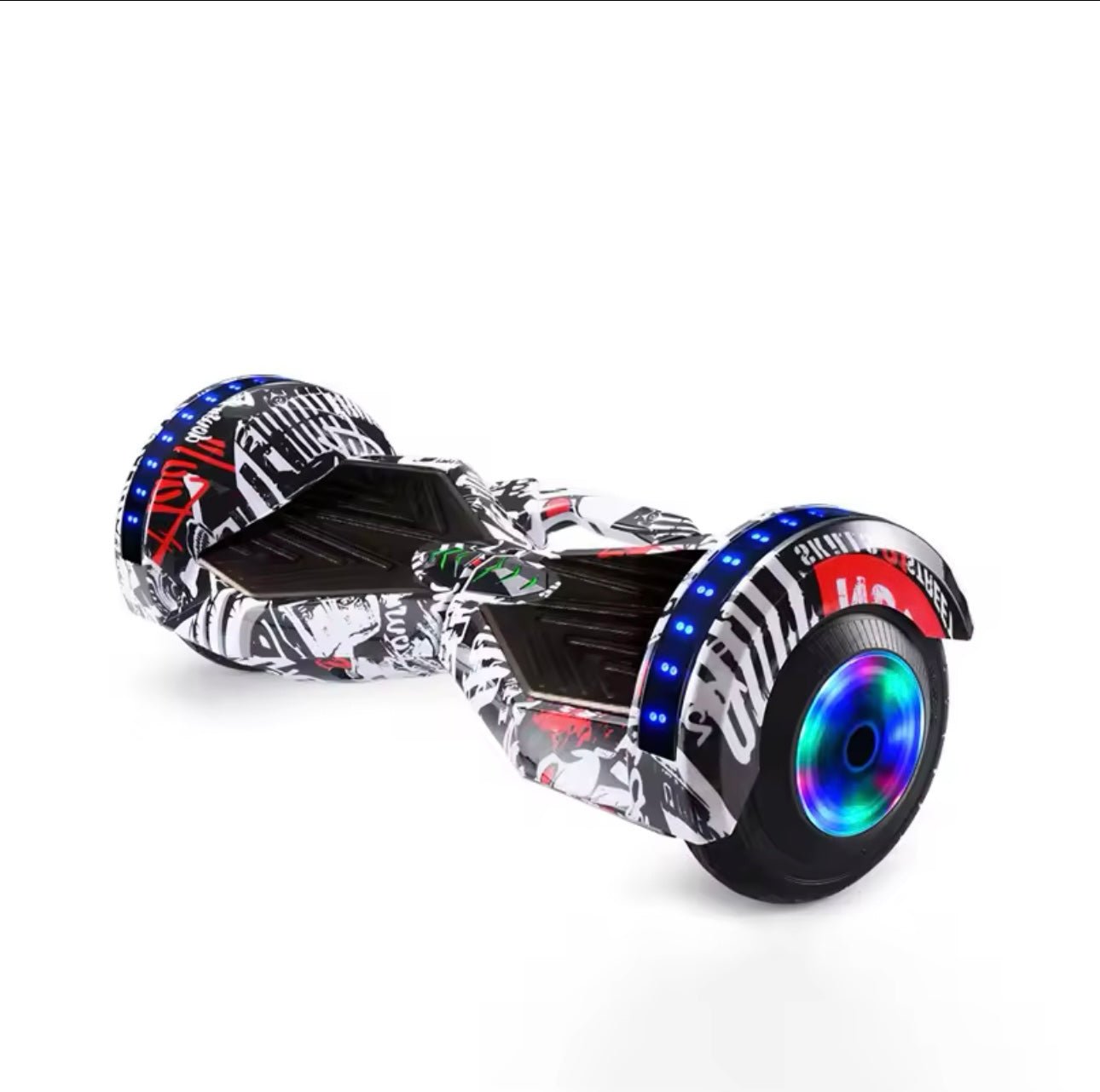 8-Inch Self-Balancing Hoverboard with Bluetooth, Flash Wheels, and LED Lights – Ultimate Electric Segway Scooter for Kids & Adults-TOYSNRIDES