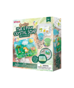 Sparkling melt & pour crystal soap kit for kids