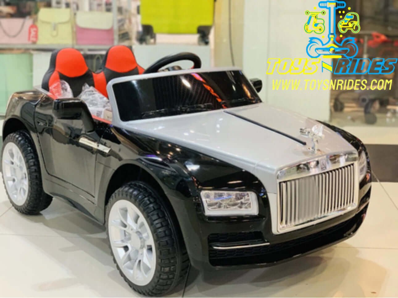Rolls Royce battery opertaed car for kids | TOYSNRIDES - Image 5