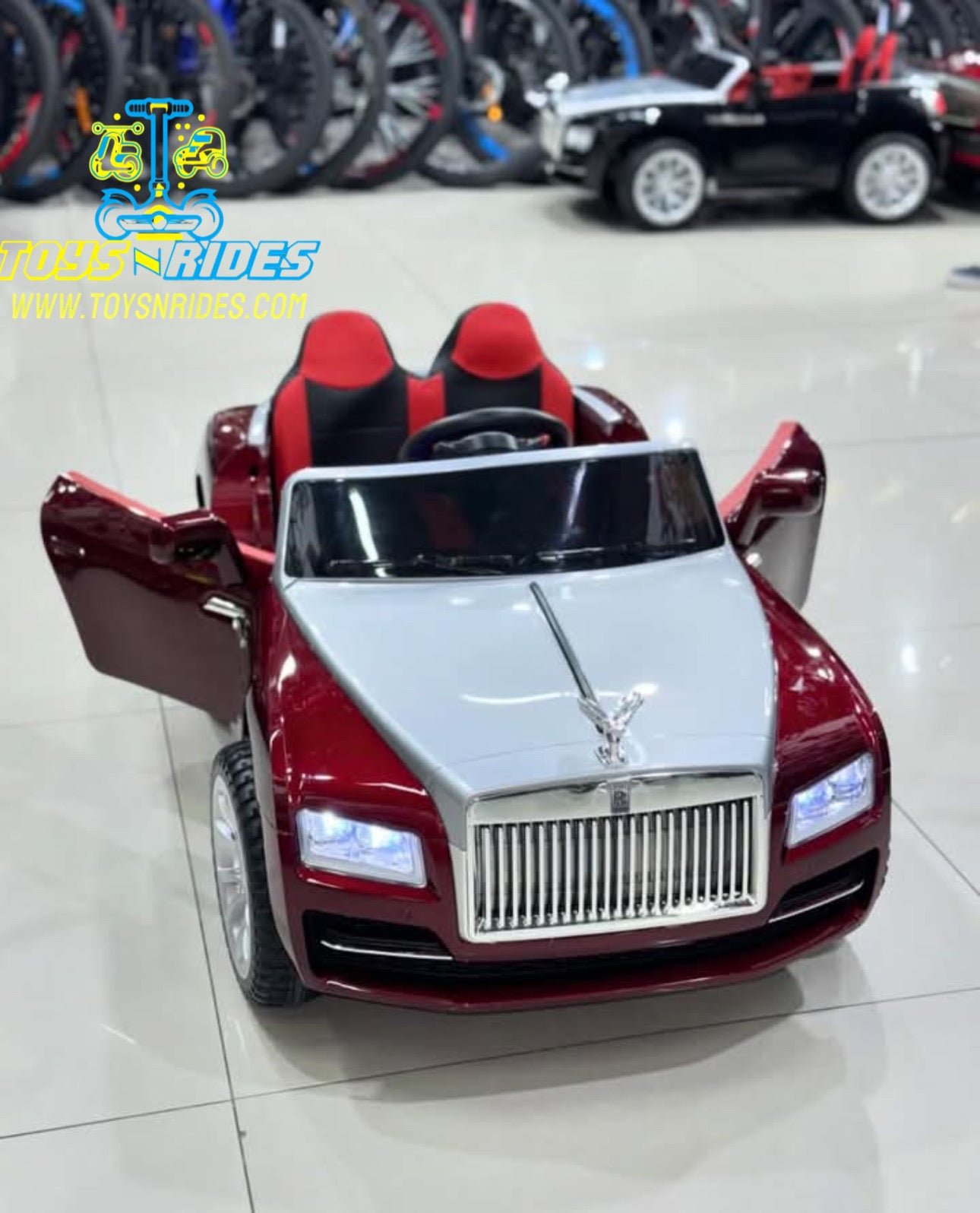 Rolls Royce battery opertaed car for kids | TOYSNRIDES - Image 4