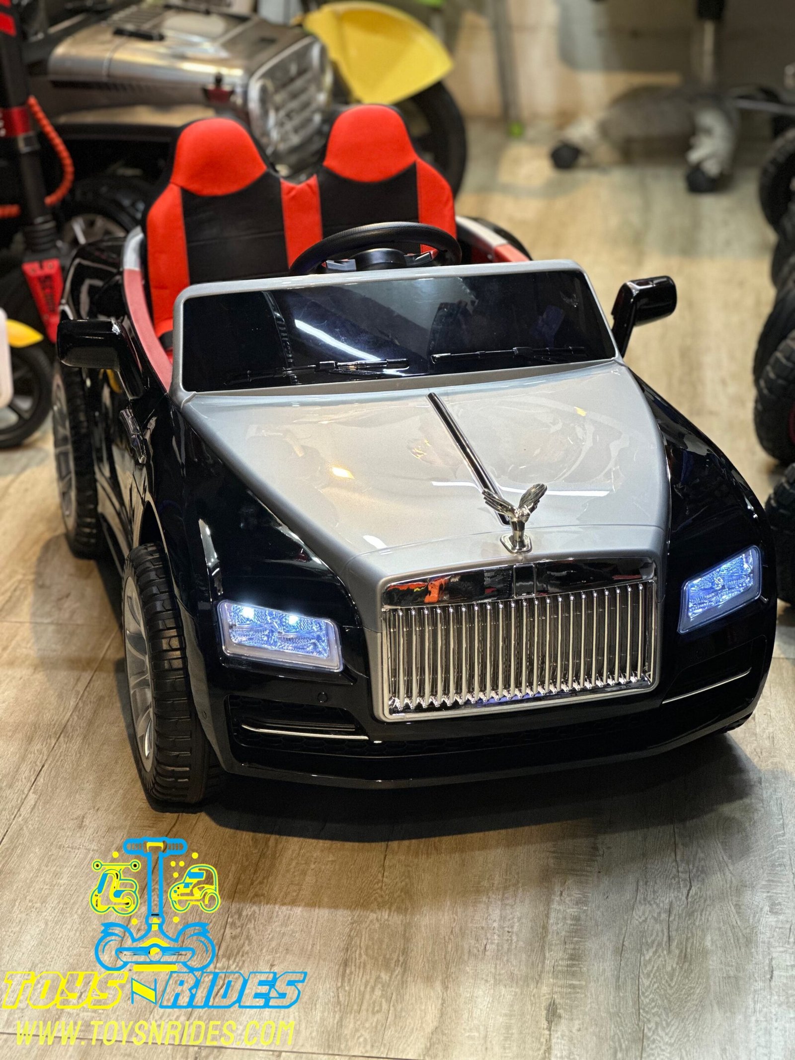Rolls Royce battery opertaed car for kids | TOYSNRIDES - Image 6