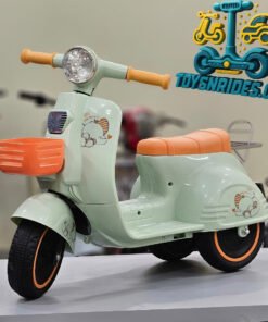 6V Kids Vespa Ride-On Bike with Light & Music