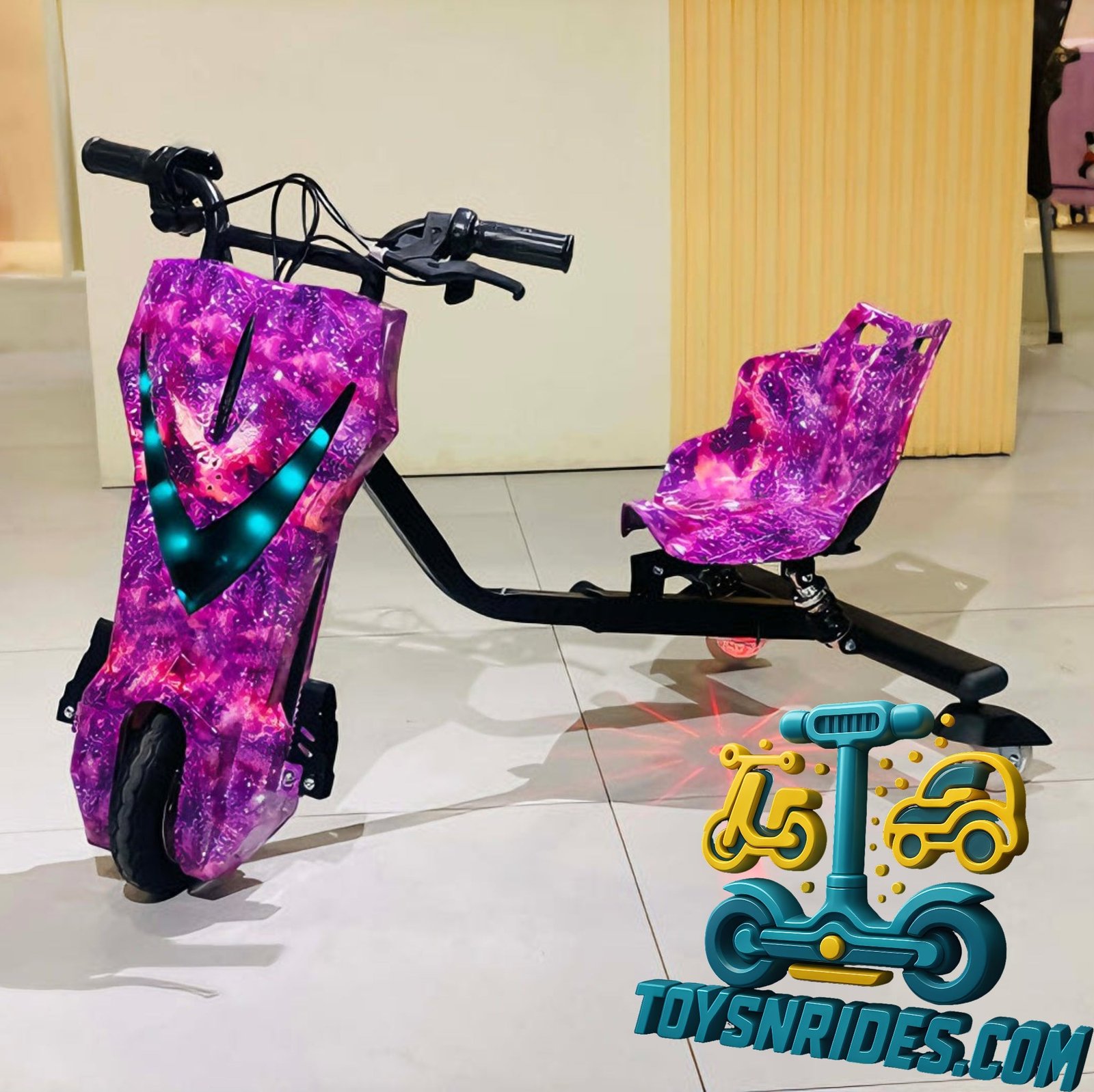 Kids Drifting Electric 3 Wheel Scooter For Drifting Kids 3 Wheel Drifting Bike - Image 5