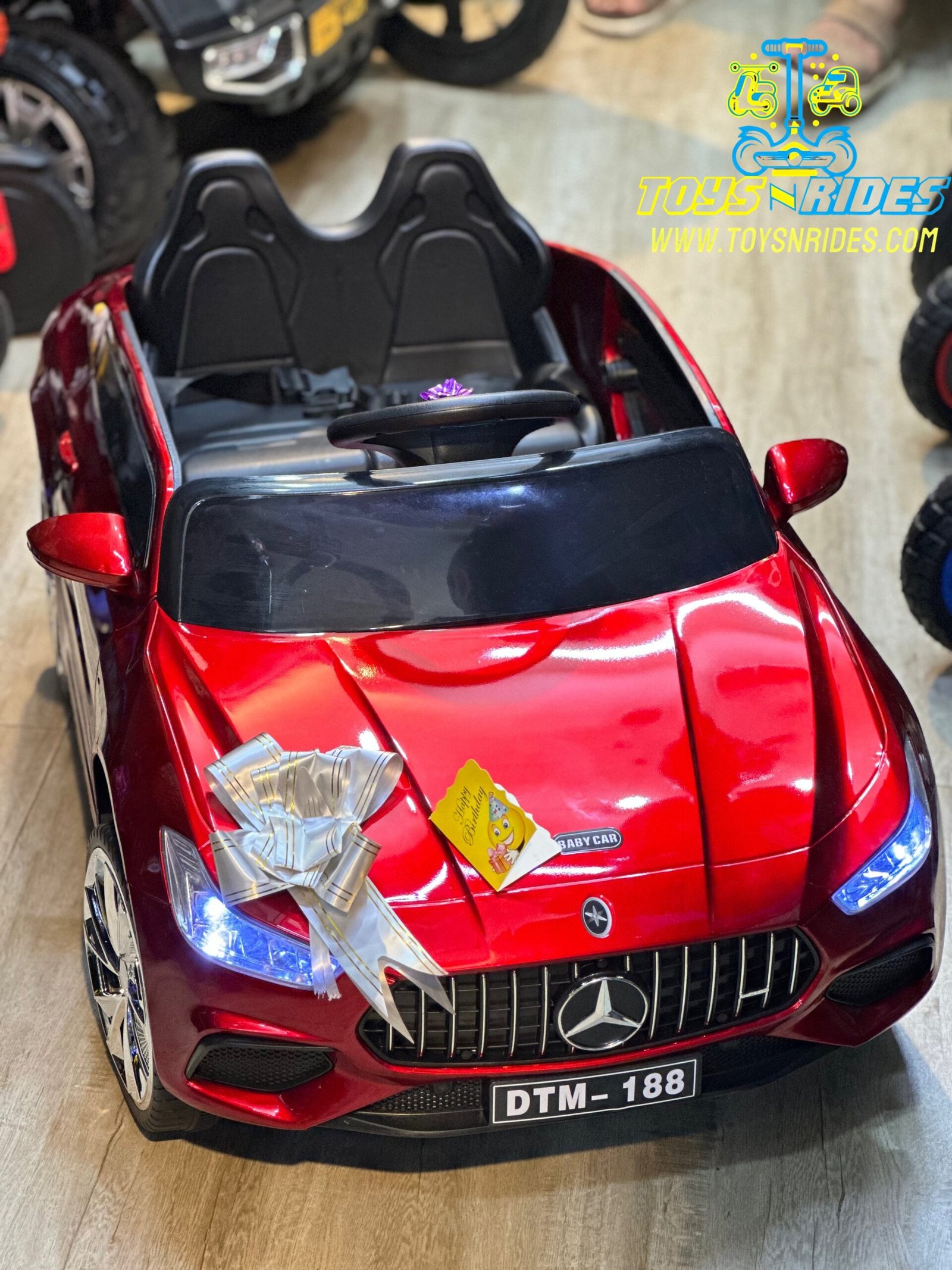 Mercedes Kids Electric Ride-On Car - Premium Remote Control car by TOYSNRIDES (Ages 1-6) - Image 4